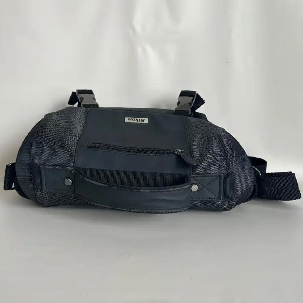 Nikon DSLR Camera Bag Shoulder Messenger Case Padded Black for SLR Lenses Nylon